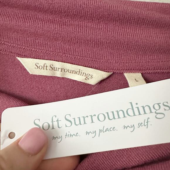 Soft Surroundings B’call Knit Oversized Cowl Neck Tunic Sweater Women's Large - Picture 6 of 10